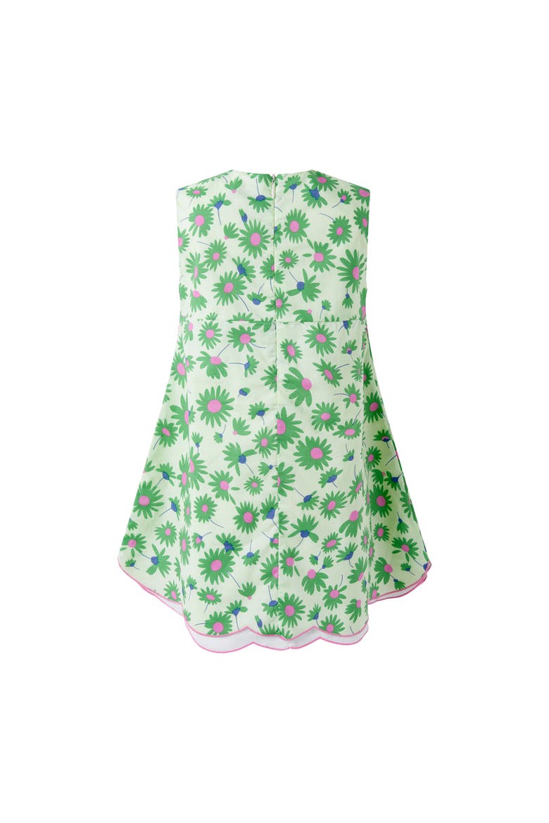 Floral Shift Dress, Alternate, color, Green