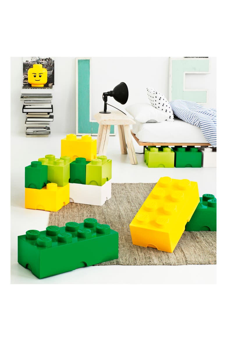 Storage Brick 8  Yellow, Alternate, color, Yellow