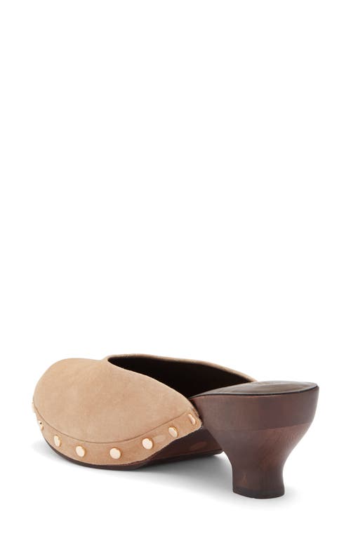 Jeffrey Campbell Cloguette Mule In Natural Suede