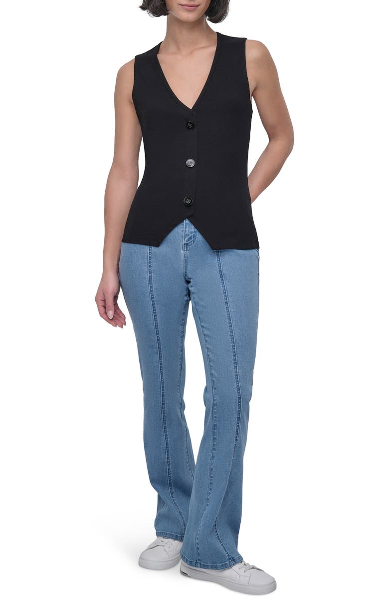 DKNY Rib Vest, Alternate, color, 