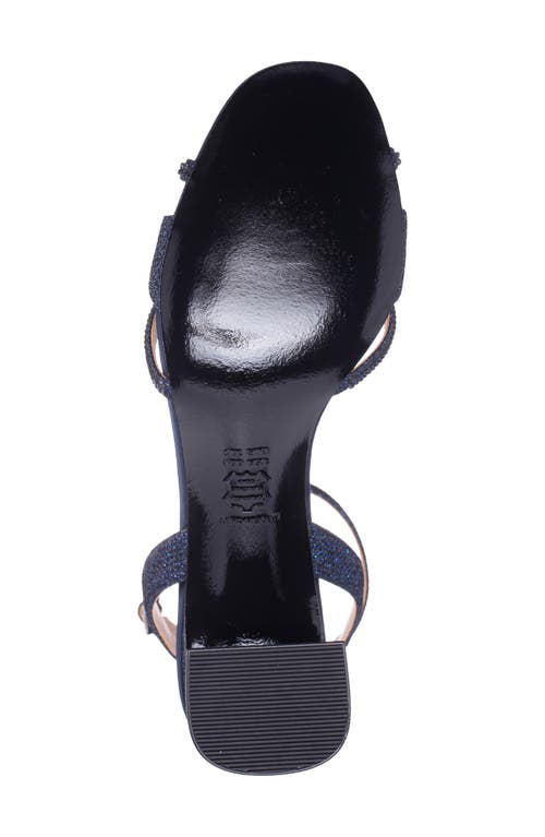 Nina Bracha Ankle Strap Sandal In Blue