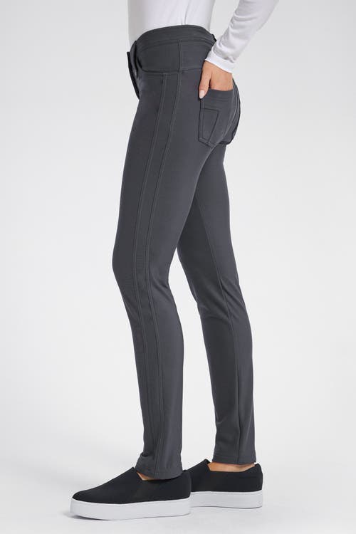 Anatomie Skyler Cozy Fleece-lined Travel Pant In Gray