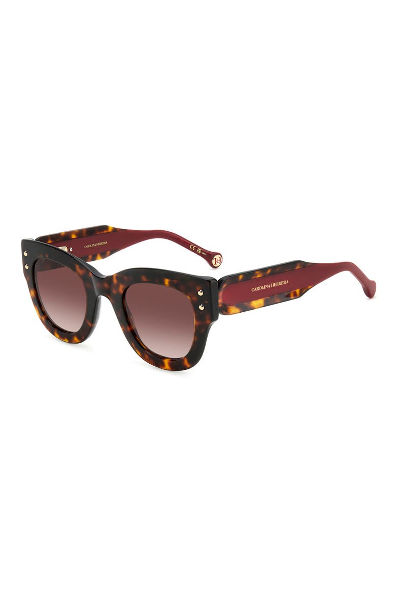 HER 0222/S 47mm Gradient Square Sunglasses, Alternate, color, 0O63-HA