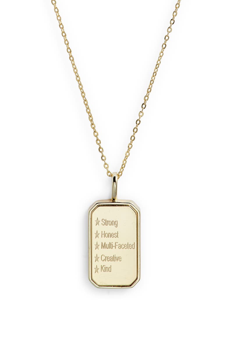 Melinda Maria Zodiac Pendant Necklace, Alternate, color, Gold-Gemini