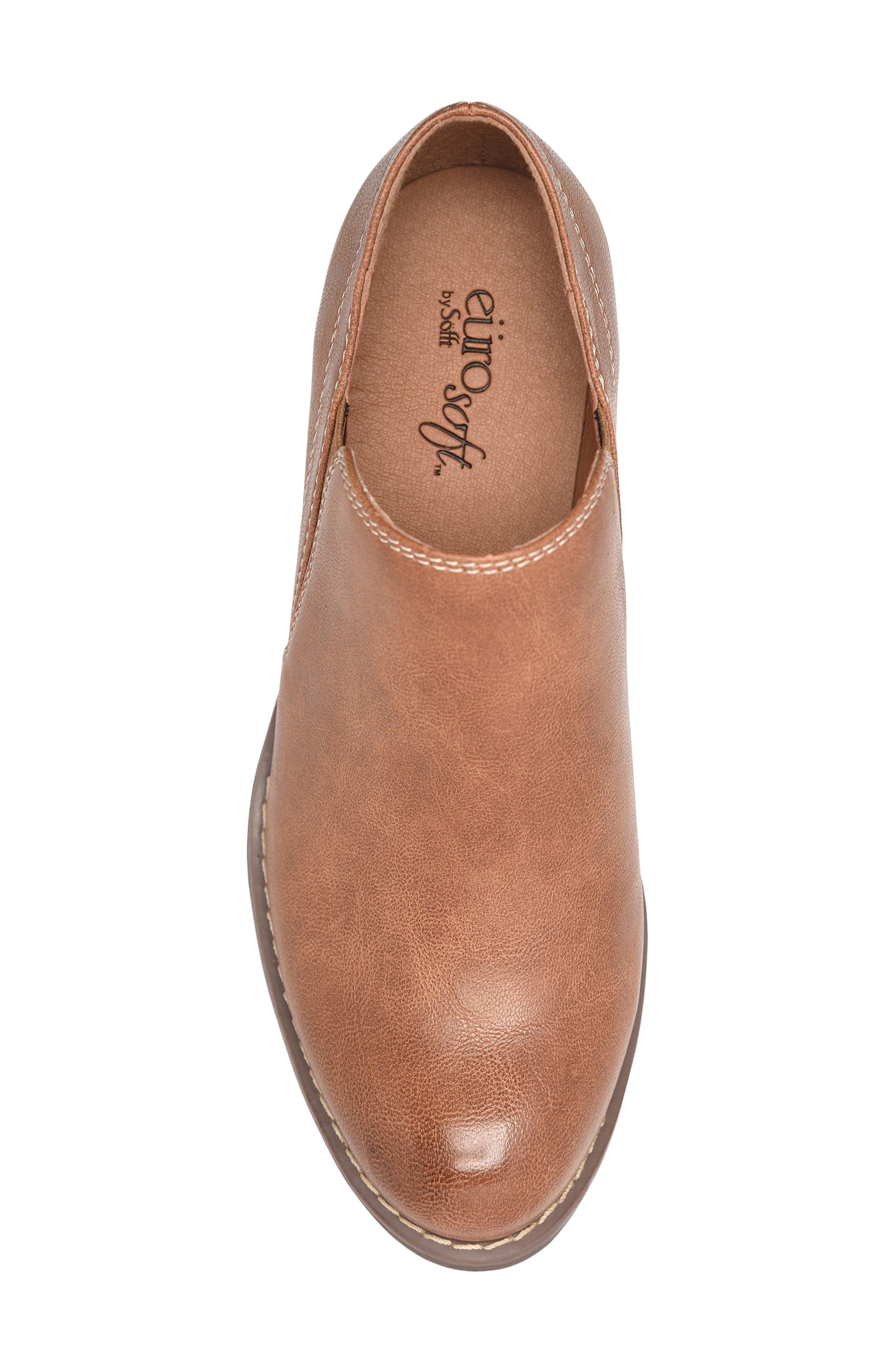 Alberta Faux Leather Bootie, Alternate, color, LUGGAGE