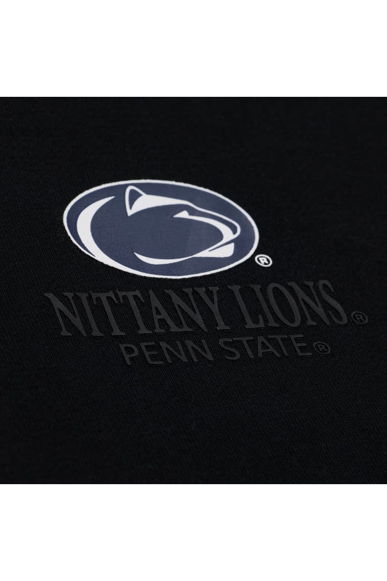 Men's Mitchell & Ness  Black Penn State Nittany Lions Monochrome Icon Fleece Hoodie, Alternate, color, Black