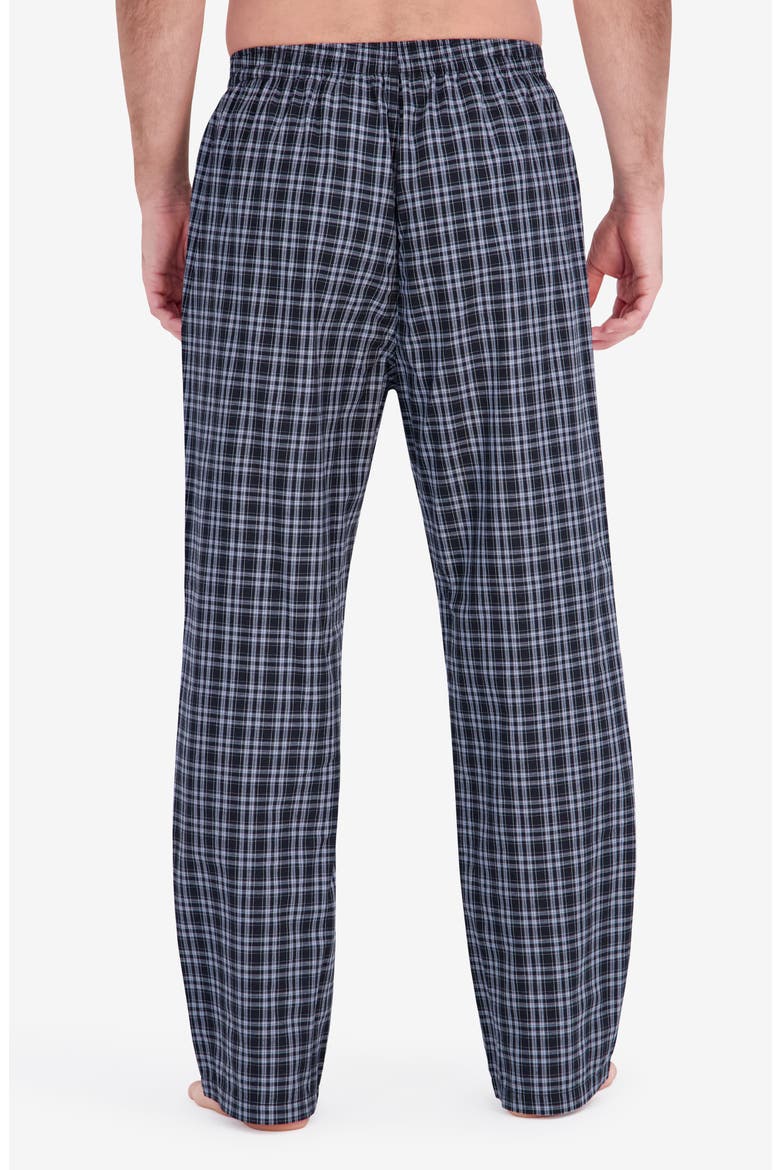 Plaid Woven Pajamas, Alternate, color, BLACK PLAID