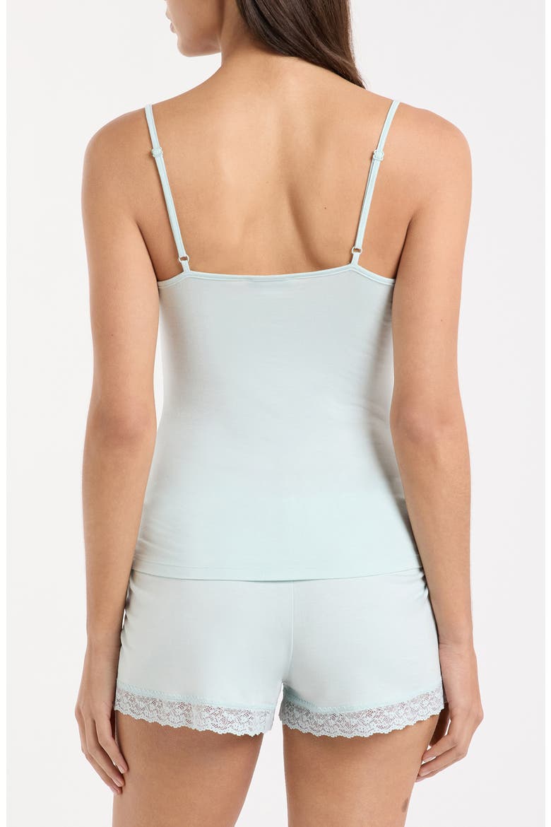 Kitty Lace Trim Camisole, Alternate, color, BLUE GREEN