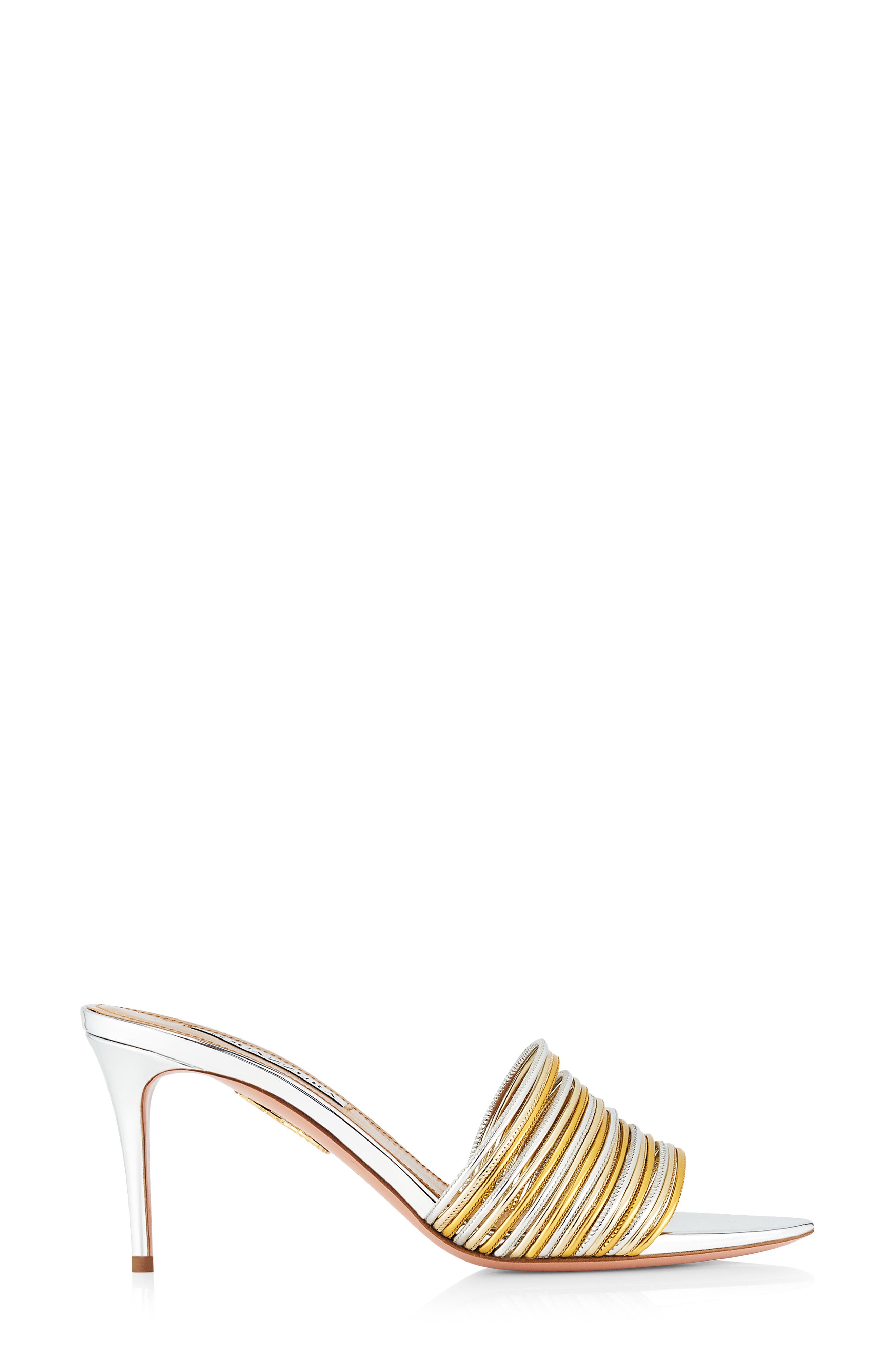 Aquazzura Rendez Vous Slide Sandal, Alternate, color, 