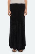Helmut Lang Grunge Faux Fur Maxi Skirt