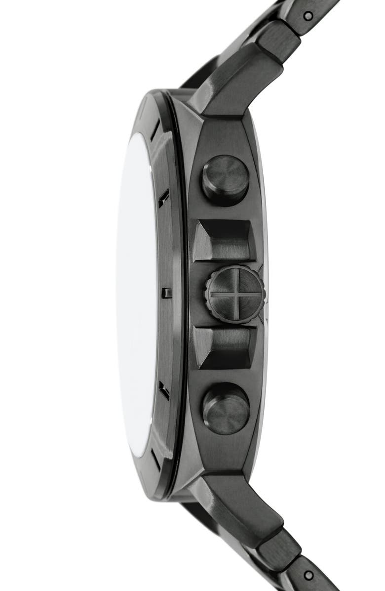 Fossil Privateer Chronograph Bracelet Watch, 45mm, Alternate, color, Smoke