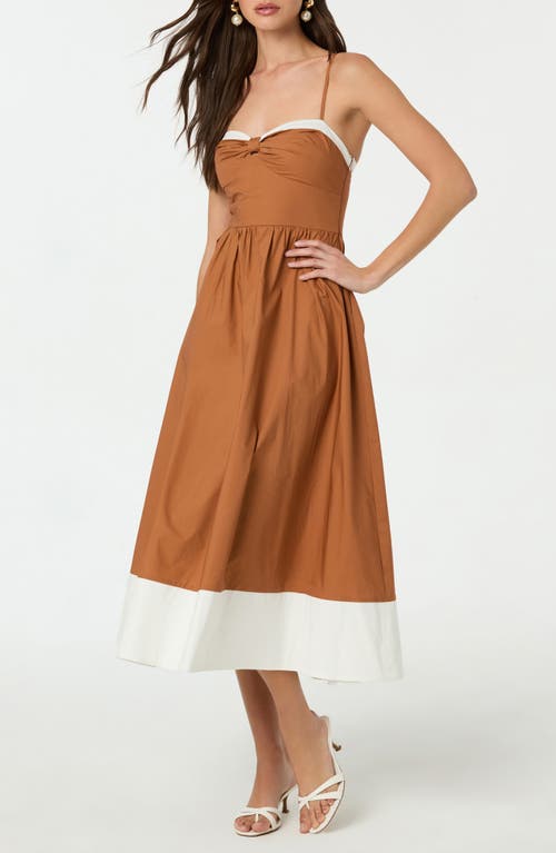 Astr The Label Contrast Detail Cotton Dress