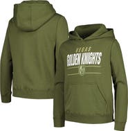 LEVELWEAR Youth Levelwear Olive Vegas Golden Knights Podium Fleece Pullover Hoodie