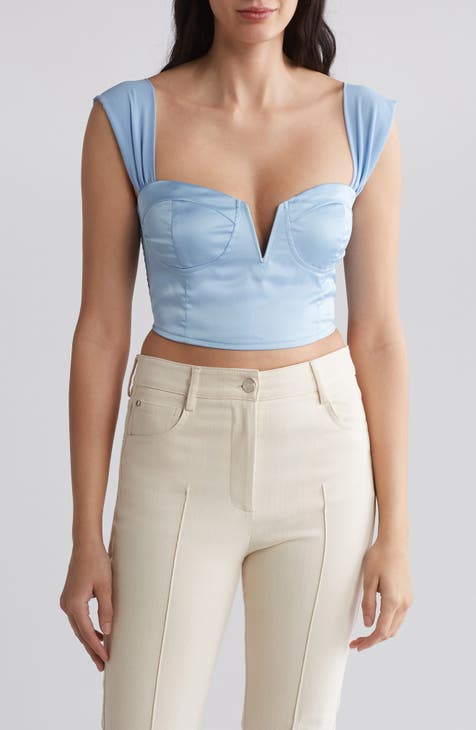 Cinderella Satin Bustier Top