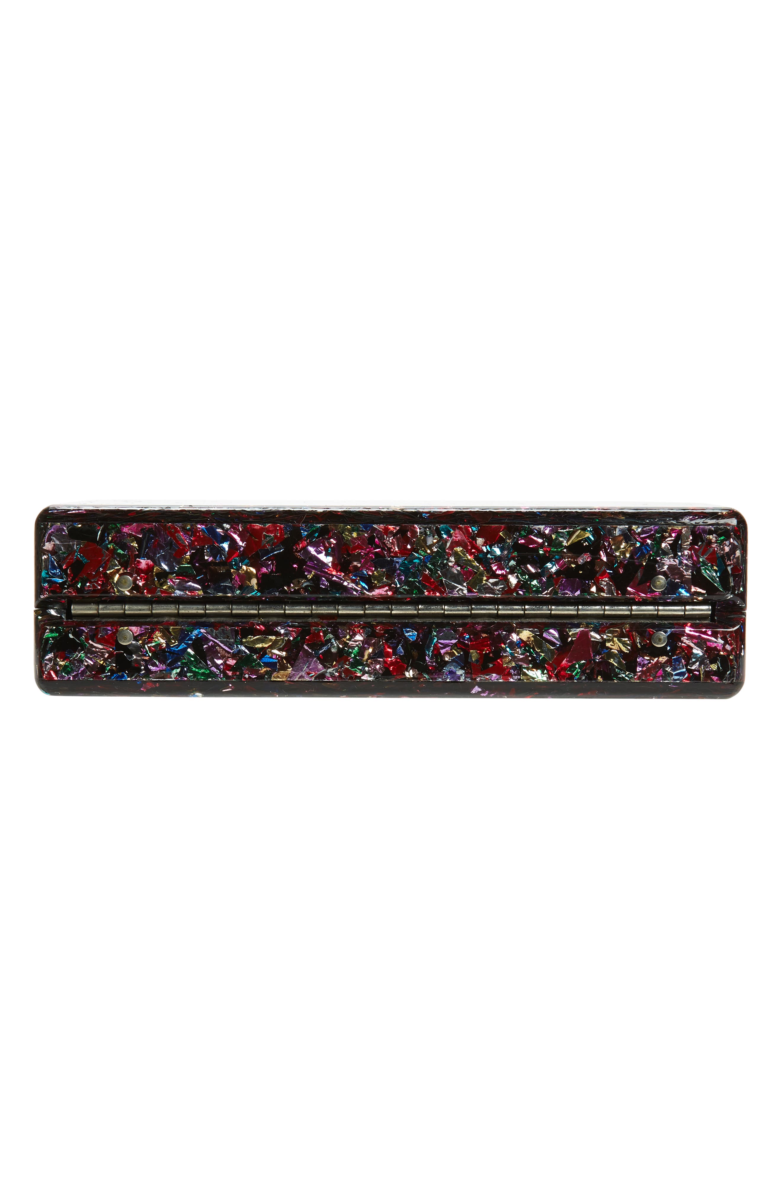 Edie Parker Jean Confetti Box Clutch, Alternate, color, 