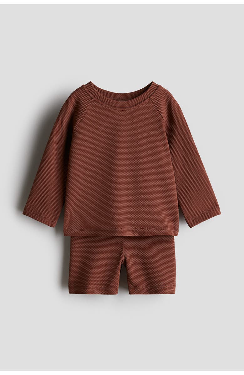 H&M Upf 50 Swim Set, Main, color, Brown