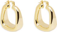 ARGENTO VIVO Square Chubby Hoop Earring