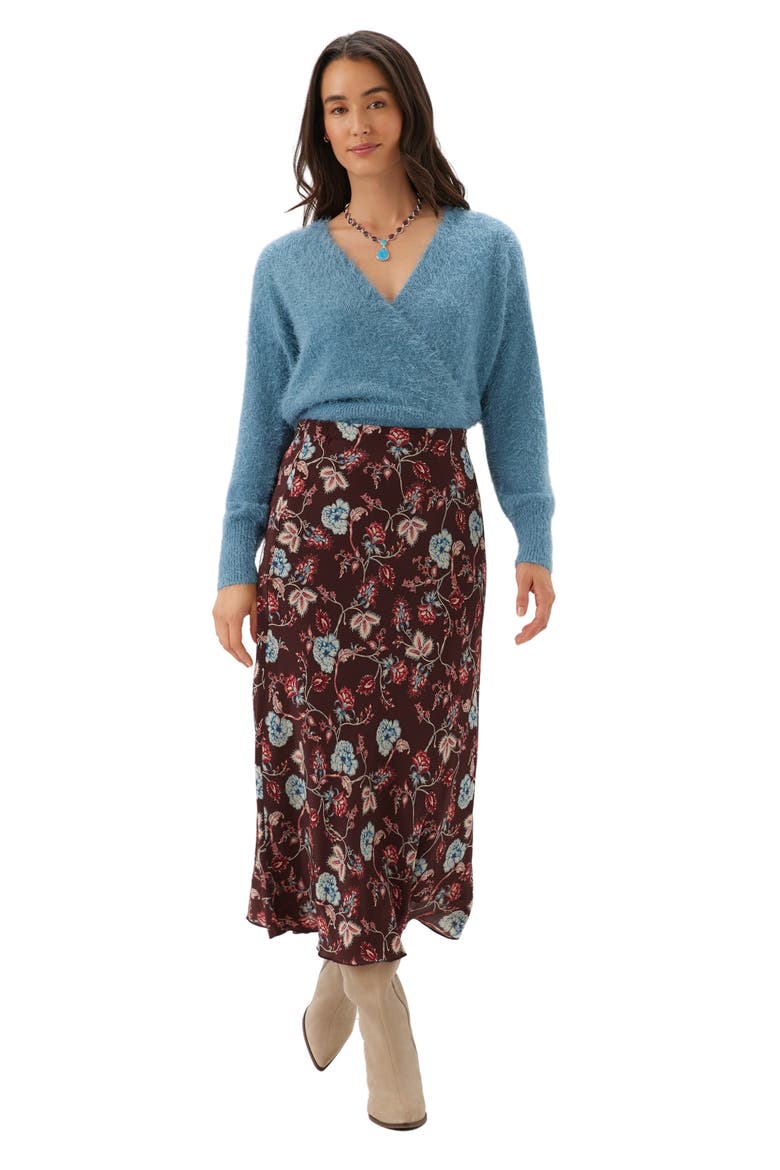 Bias Cut Midi Skirt, Alternate, color, PRINT