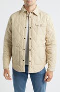 Schott NYC Quilted Down Shirt Jacket