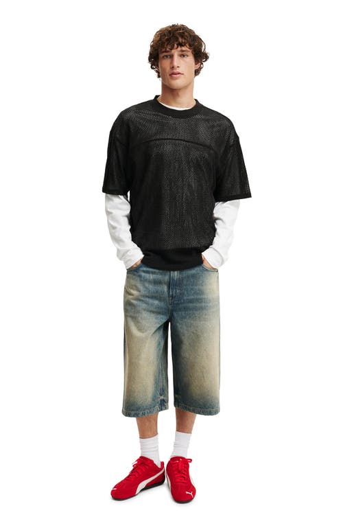 COTTON ON CROPPED FIT KNITTED JERSEY
