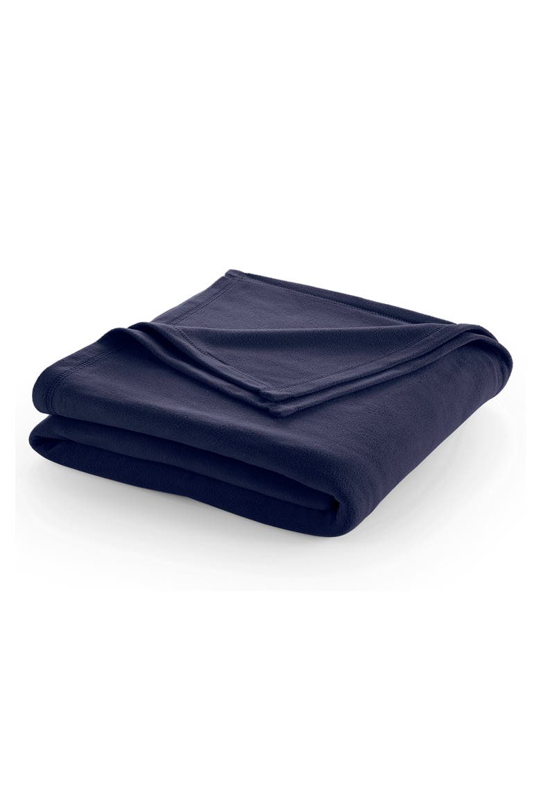 Supersoft Fleece Throw Blanket, Main, color, NAVY
