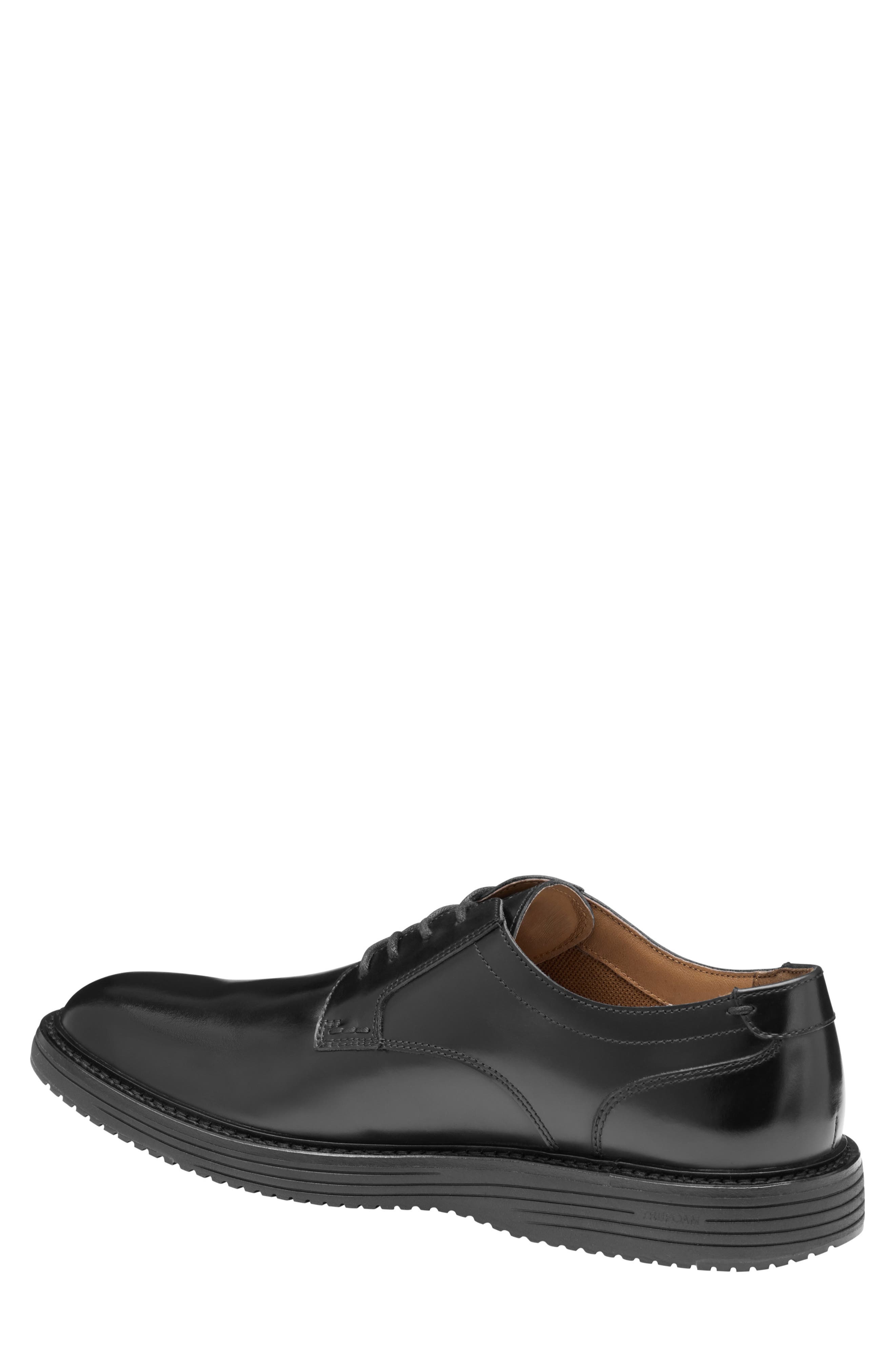Johnston & Murphy Hodges Plain Toe Derby, Alternate, color, Black