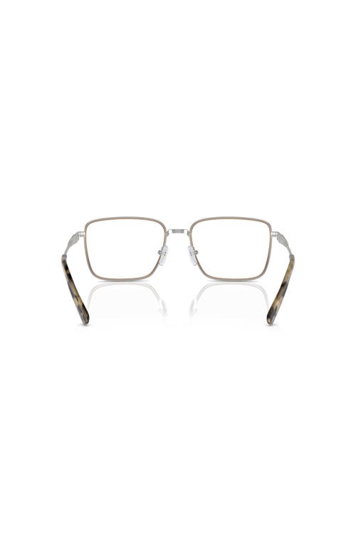 Michael Kors 56mm Rectangle Optical Glasses In Gold