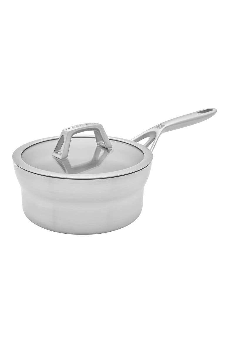 Motion 2.5-Quart Stainless Steel Saucepan with Lid, Main, color, STAINLESS STEEL