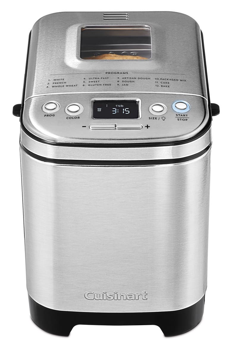 Compact Automatic Bread Maker, Alternate, color, STAINLESS