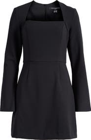 French Connection Whisper Long Sleeve Minidress