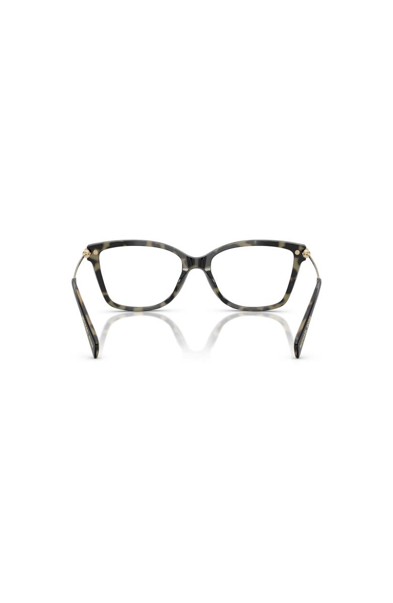 Michael Kors 52mm Square optical glasses, Alternate, color, Black
