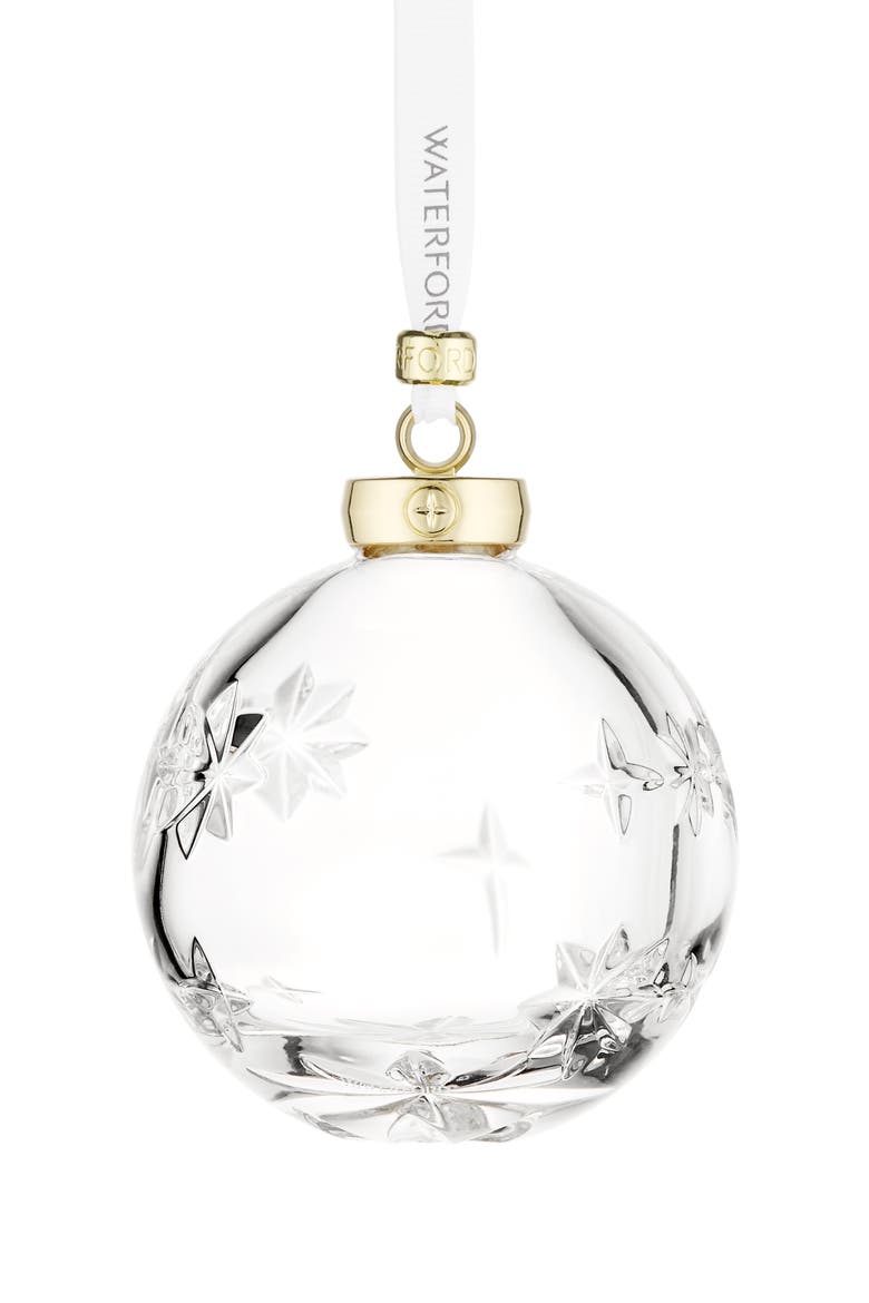 Star Crystal Bauble Ornament, Alternate, color, NO COLOR