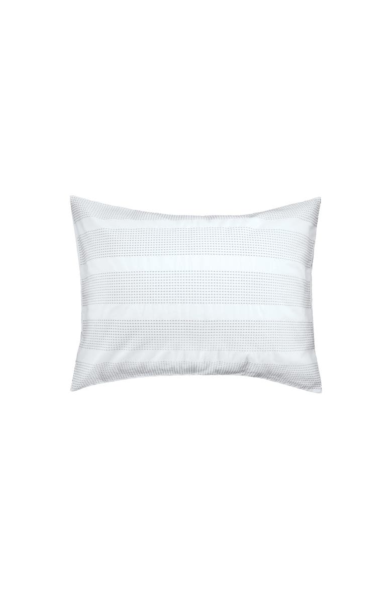 20" x 26" Mason Standard Wide Stripe Geometric Decorative Bedding Pillow Sham, Main, color, White