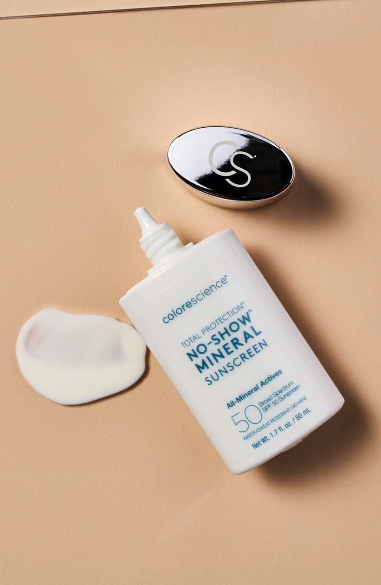 Colorescience Total Protection<sup>™</sup> No-Show<sup>™</sup> Mineral Sunscreen SPF 50, Alternate, color,