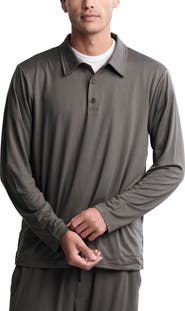 Barefoot Dreams® Malibu Collection® Butterchic Long Sleeve Polo