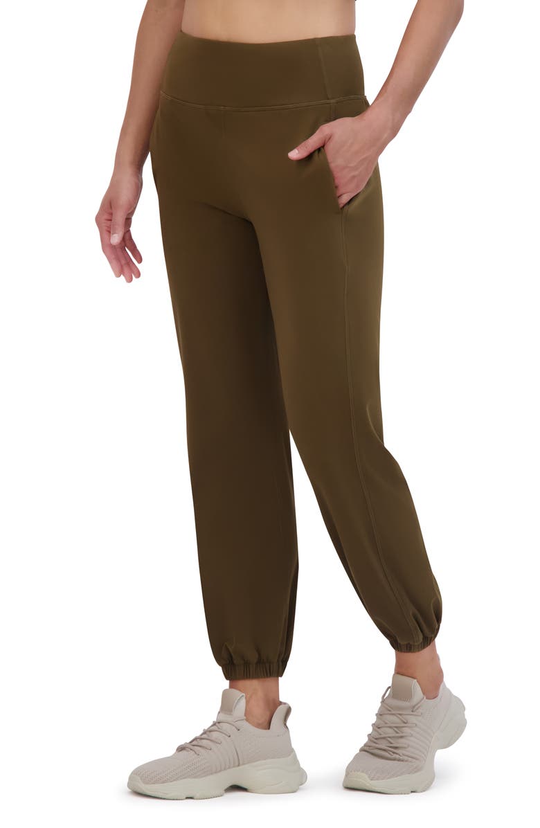 SAGE COLLECTIVE Skinny Performance Joggers, Alternate, color, Desert Palm