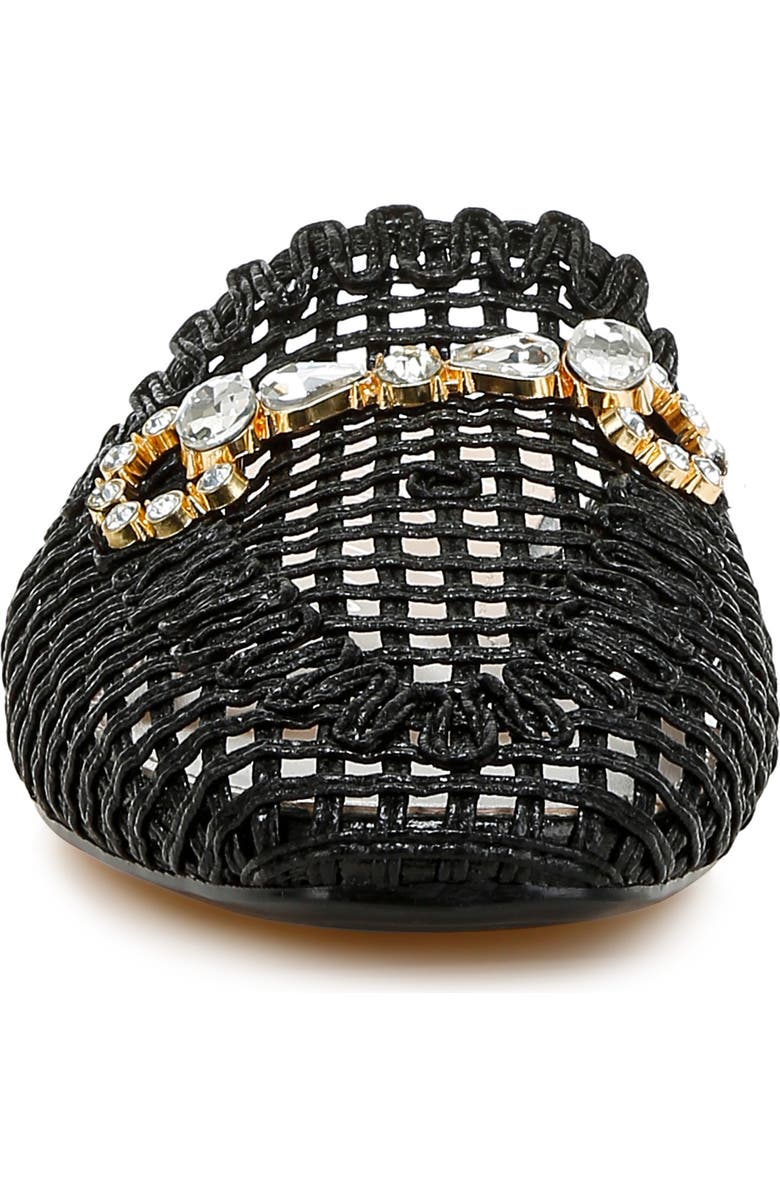 LONDON RAG Roboma Crystal Embellished Mule, Alternate, color, Black