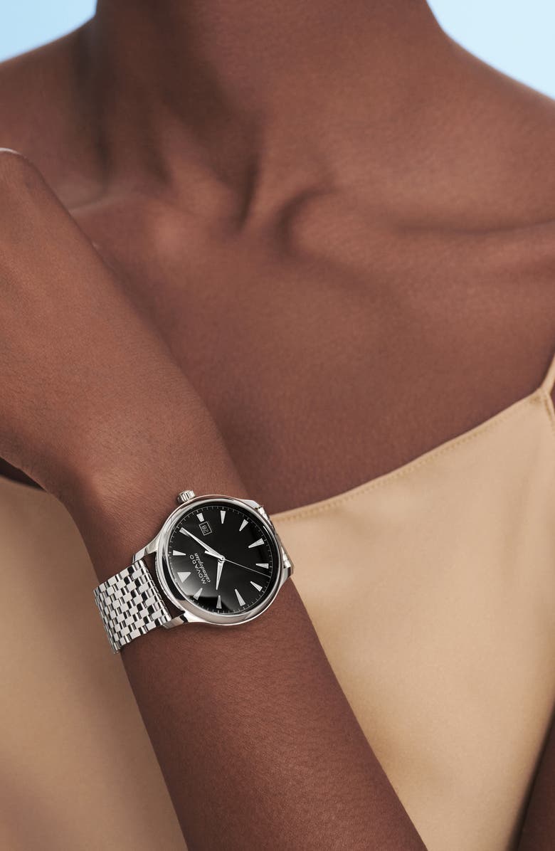 Movado Heritage Calendoplan Bracelet Watch, 40mm, Alternate, color,
