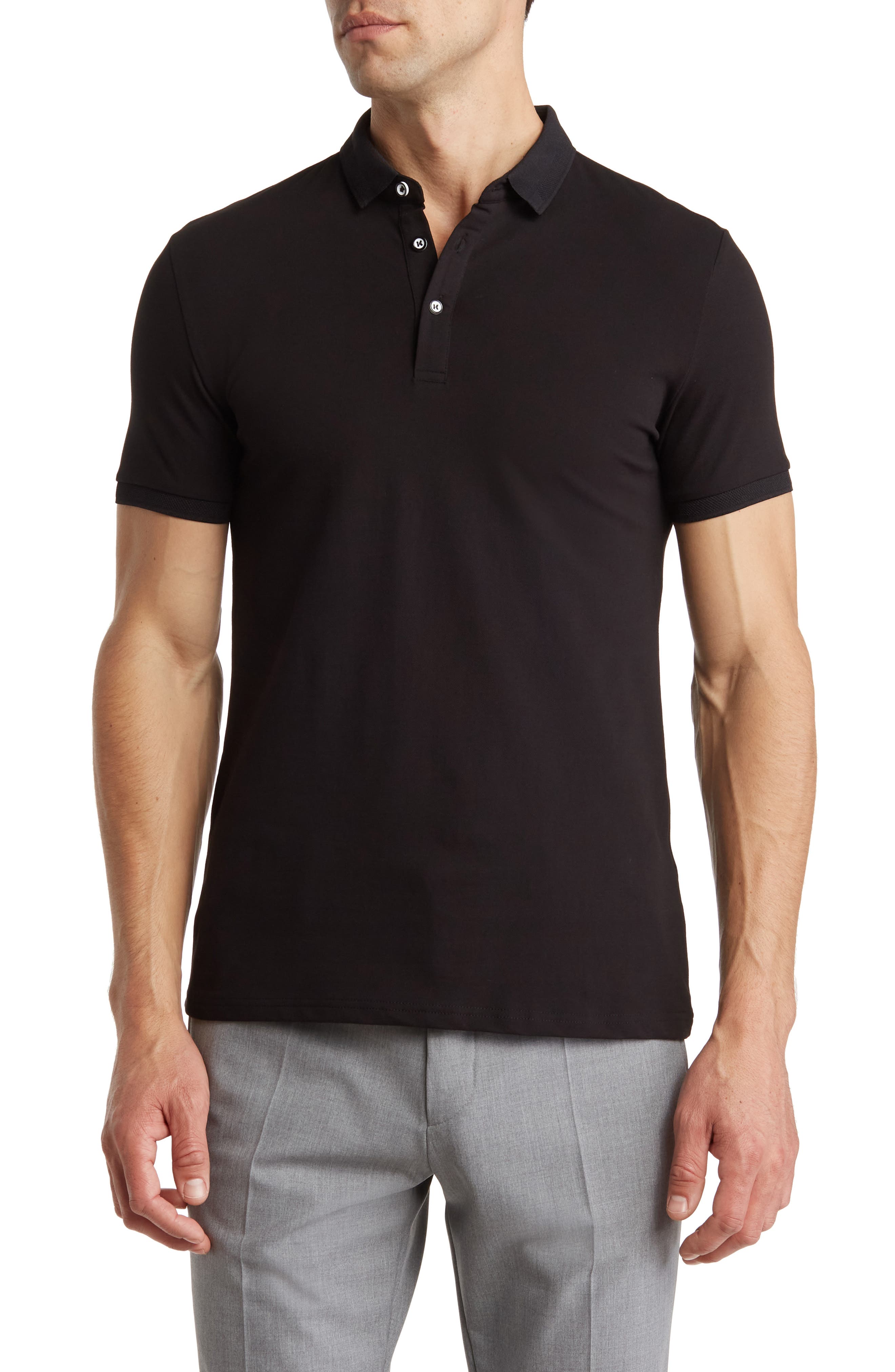 Short Sleeve Knit Polo (Men) | Nordstromrack