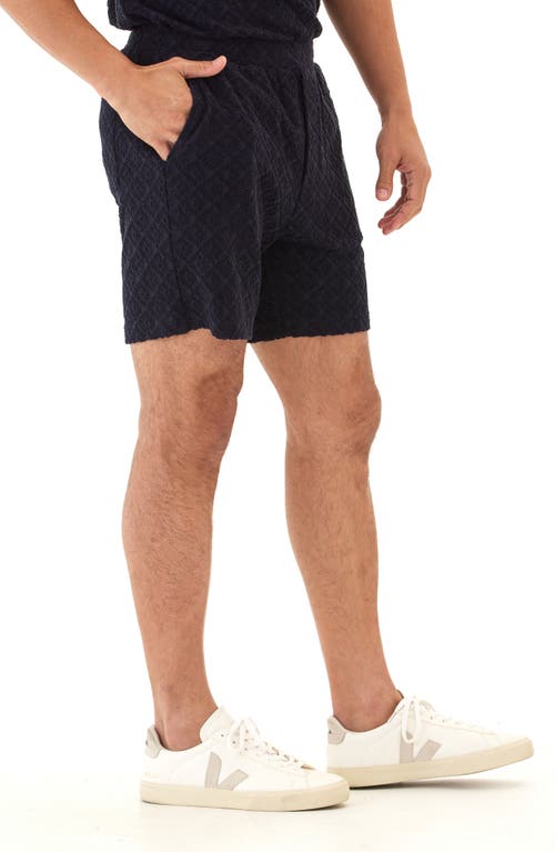 Threads 4 Thought Mitchell Jacquard Terry Shorts In Blue