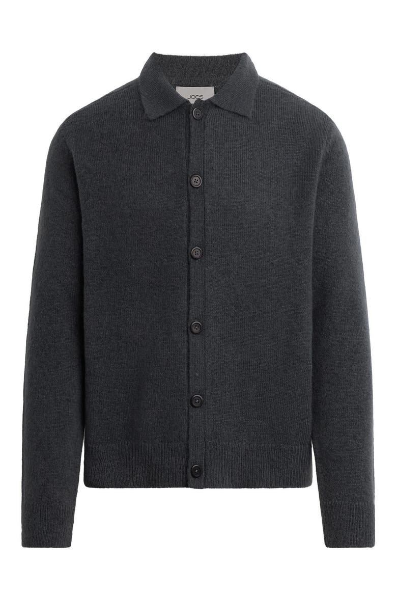 Knit Polo Cardigan, Alternate, color, TURBULENCE