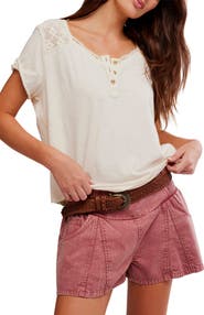 Free People Heirloom Henley Top