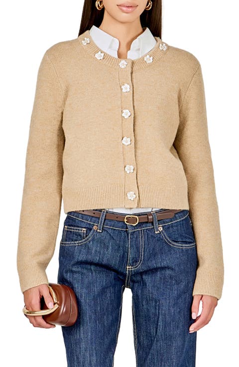 Floral Button Cardigan