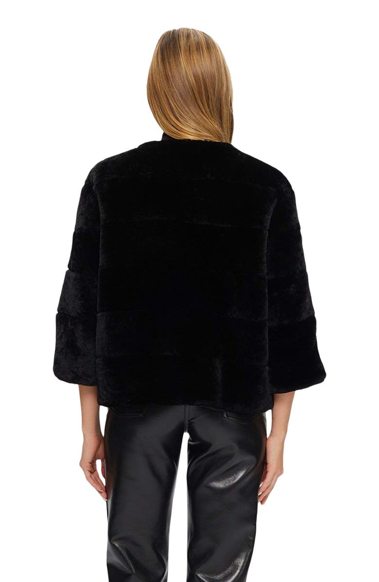 GORSKI Genuine Shearling Jacket With 3/4 Sleeves, Alternate, color,