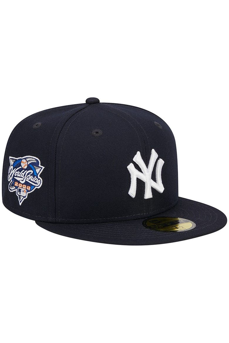 Men's New Era Navy New York Yankees  2000 World Series Team Color 59FIFTY Fitted Hat, Main, color, Navy