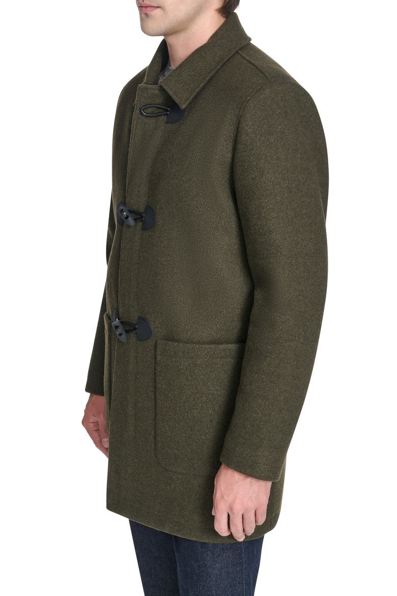 Water Repellent Duffle Coat, Alternate, color, OLIVE