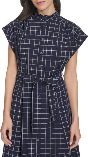 Big Check Shirtdress