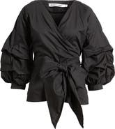 NIKKI LUND Anna Tie Waist Wrap Top