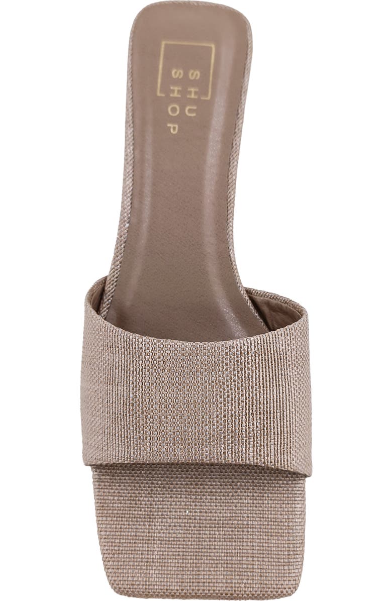 SHUSHOP Forture Kitten Heel Slide Sandal, Alternate, color,