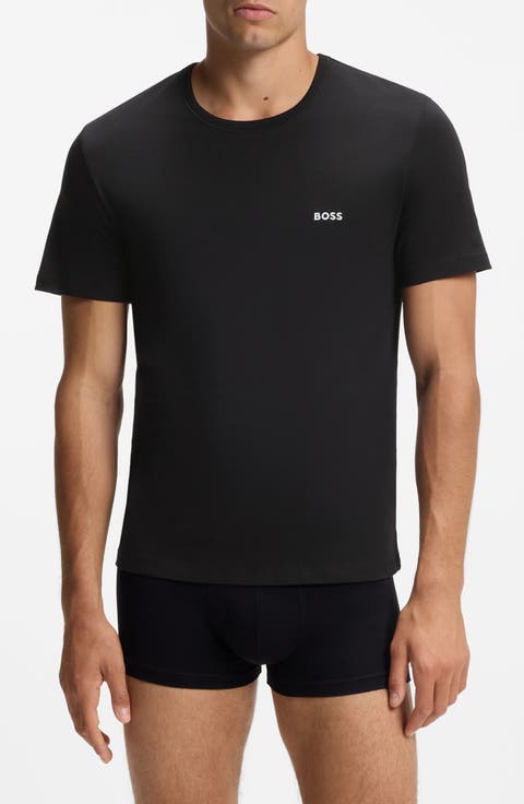 3-Pack Cotton Crewneck Undershirts